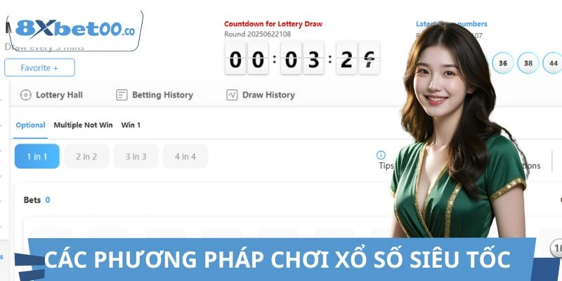 Các phương án tham gia xổ số siêu tốc dành cho người chơi